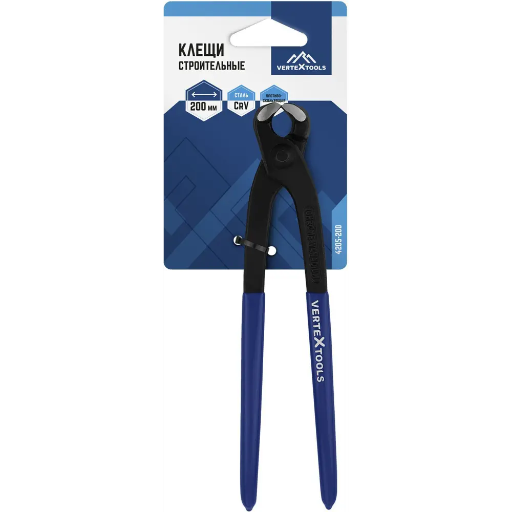 Клещи строительные VERTEXTOOLS 4205-200 для профессионального монтажа 89409748 STLM-1575642 - Вид №4