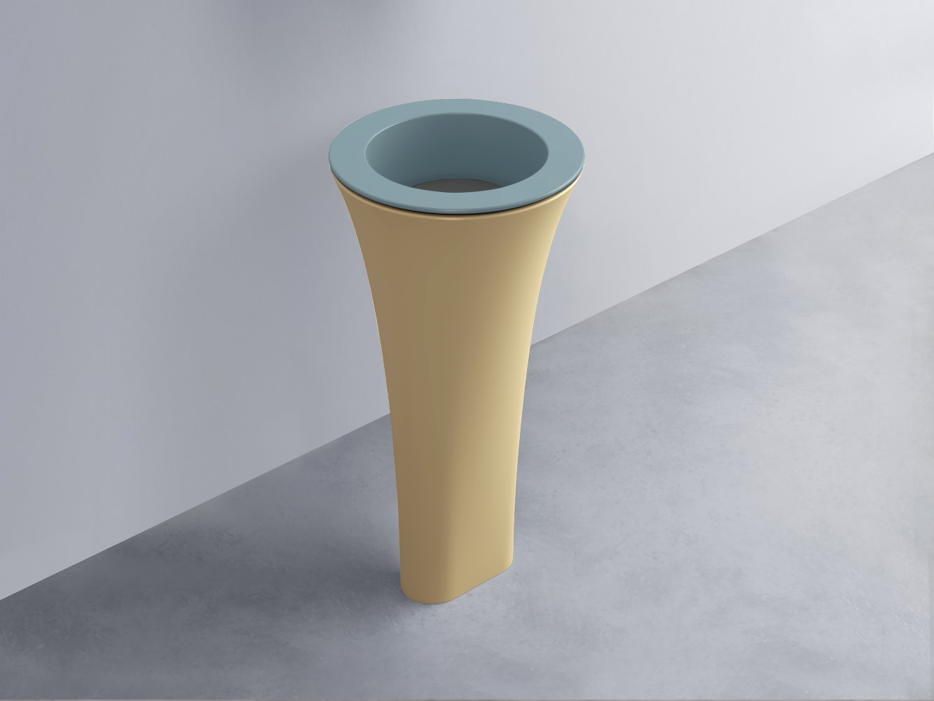 AMLA45-PL+AMPILT-CM+AMCOLT-CN Раковина Amedeo Tondo отдельностоящая cielo Enjoy + Amedeo Ceramica Cielo