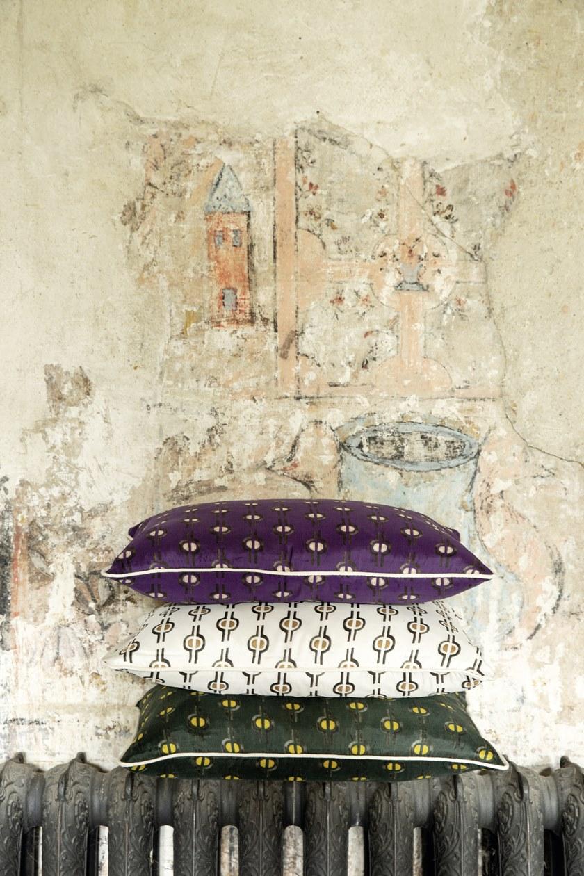 Élitis Шелковая подушка с рисунком sun-id-1399939 - Вид №4