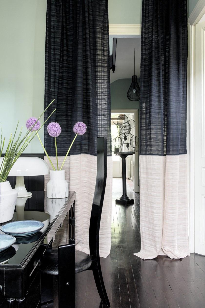 Élitis Моющаяся льняная жаккардовая ткань для штор Lin enchanté sun-id-1421955 - Вид №1