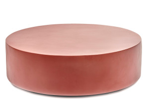 Стекловолокно круглый низкий журнальный столик