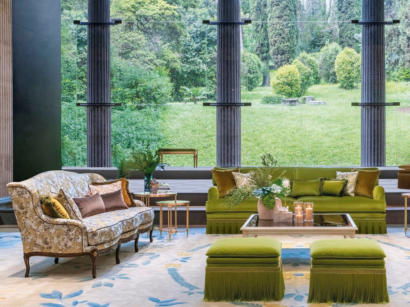 3-местный тканевый диван Bellotti Ezio Charming ARCH-00001715 - Вид №1