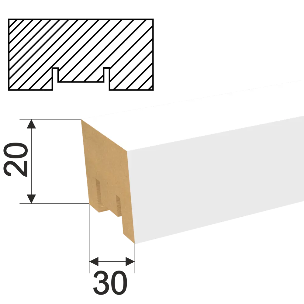 Santreyd Милана: Универсальные МДФ-рейки для стильного интерьера 86033693 STLM-0066245 - Вид №1