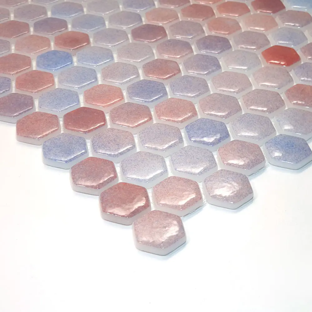 Мозаика стеклянная Natural STP-RD002-HEX 29x29 см цвет разноцветный 84830281 STLM-2194040 Santreyd Steppa - Вид №1
