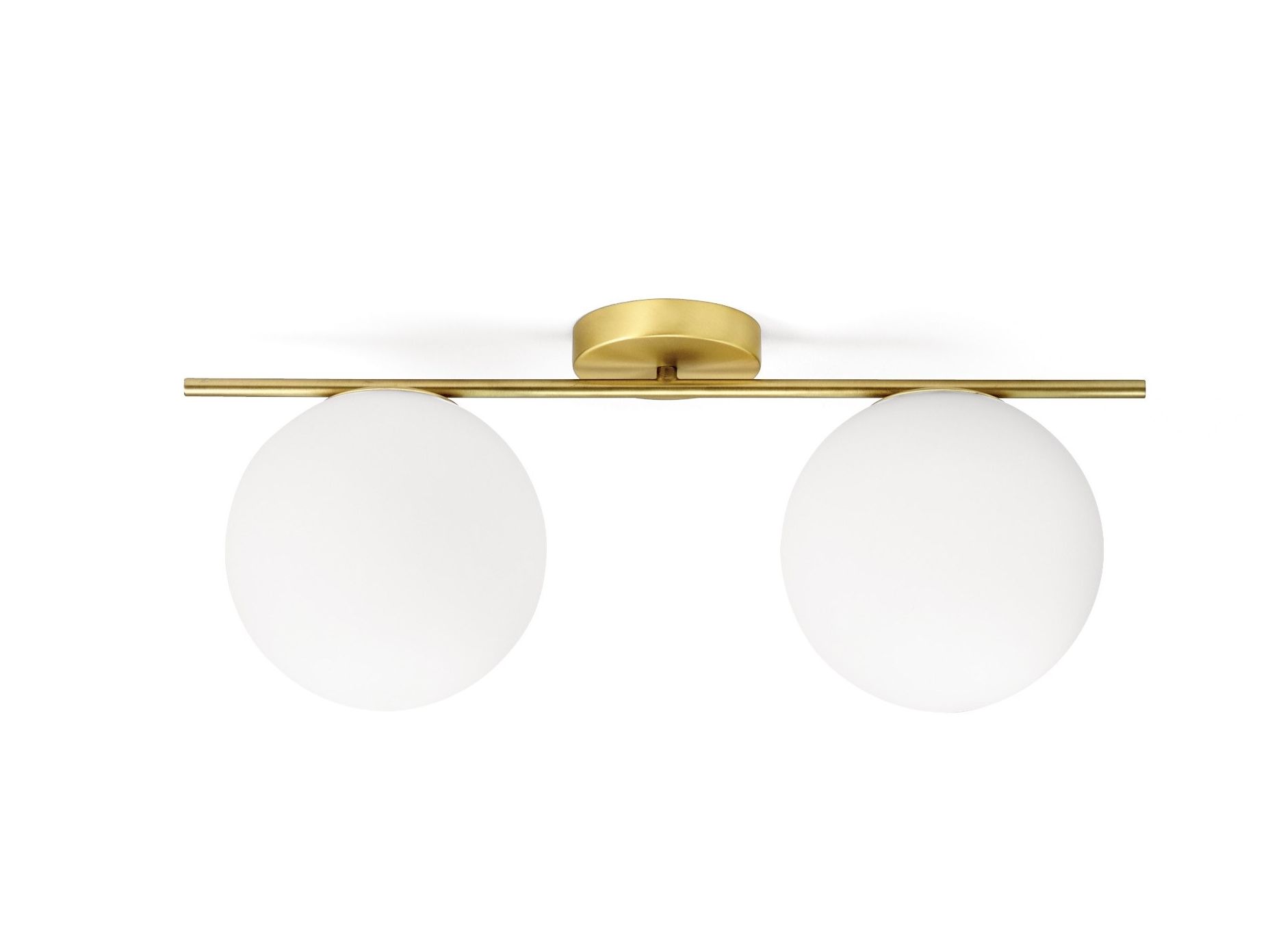 Потолочный светильник из опалового стекла и металла Miloox Jugen ARCH-00152256 - Вид №2