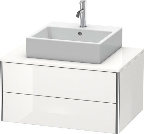 XS491000909 XSquare Тумбочка для подвесной консоли Светло-голубой матовый декор Duravit - Вид №2