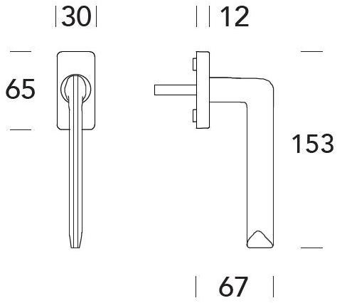 Reguitti Оконная ручка Zamak dk на розе Spring A141dkq1588 - Вид №1