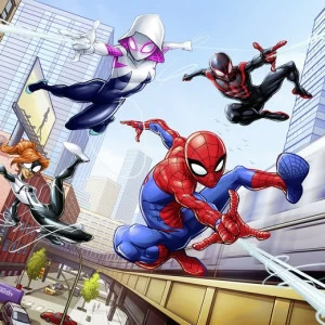 4-4027-Spider-Man-Friendly-Neighbours Фотообои Komar Disney 2.54х1.84 м