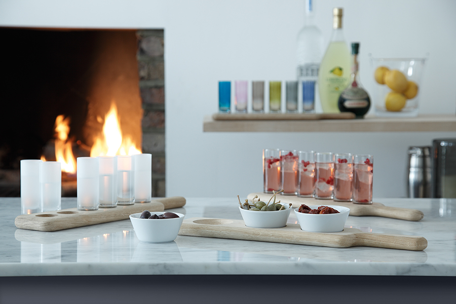 Чаши 40 см белые на подставке 3 штуки Paddle LSA INTERNATIONAL ДИЗАЙНЕРСКИЕ 00-3870017 Белый  - Вид №4