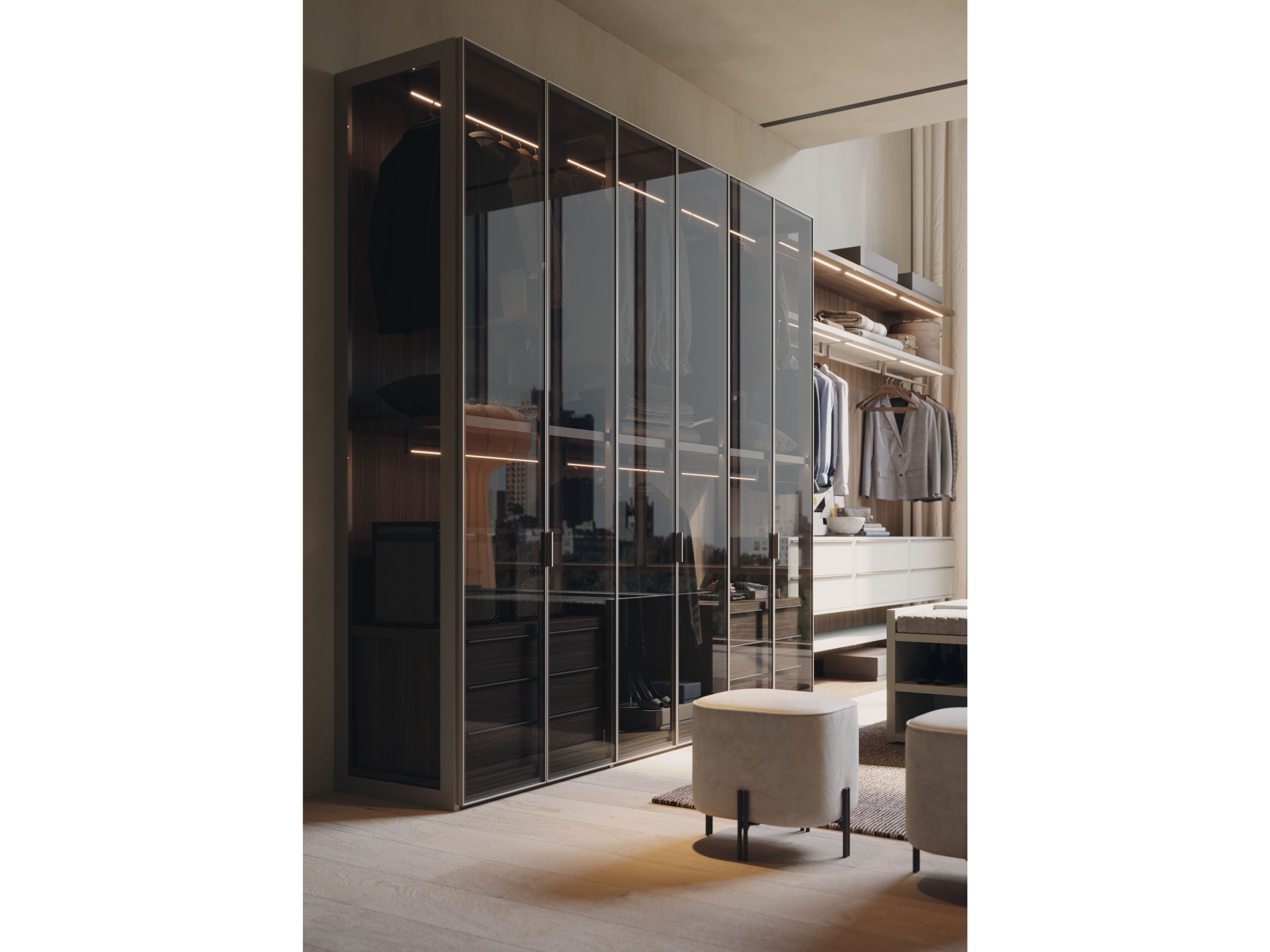 Гардеробная обшивка Giessegi богини красоты ARCH-00003942