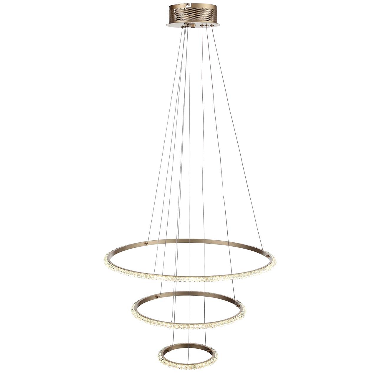Подвесной светильник золотистый ST Luce Cremo SL1501.203.03 ST LUCE ДИЗАЙНЕРСКИЕ, CREMO 00-3890075 Золото  - Вид №1