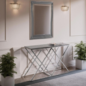 90623212 Консоль прямоугольная INSIGNIA 40х120 см серый STLM-0312321 BOHEMIA HOME