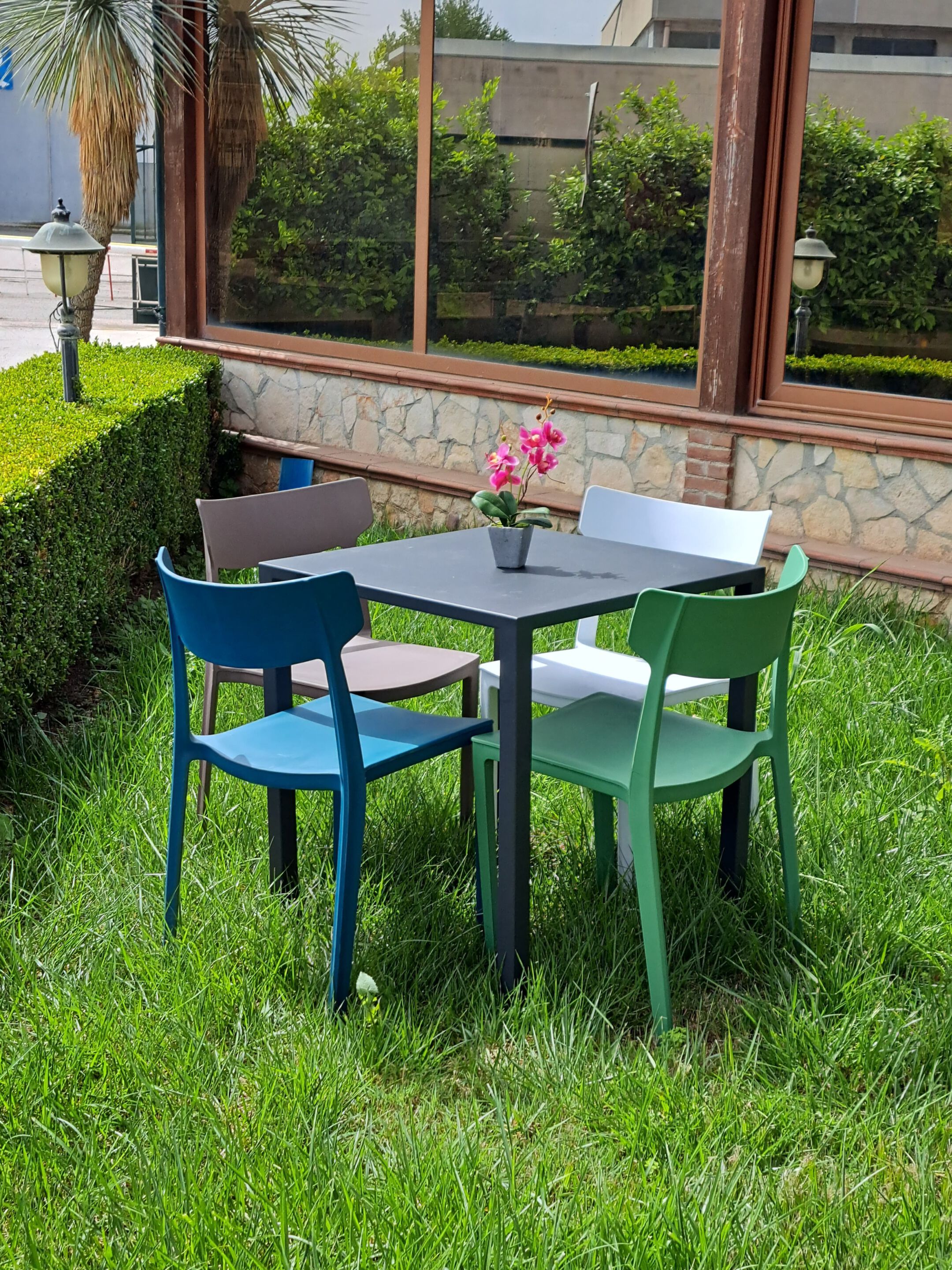 Штабелируемый железный обеденный стол WS Design TAVOLO AUTOLIVELLANTE ARCH-00135167 - Вид №2