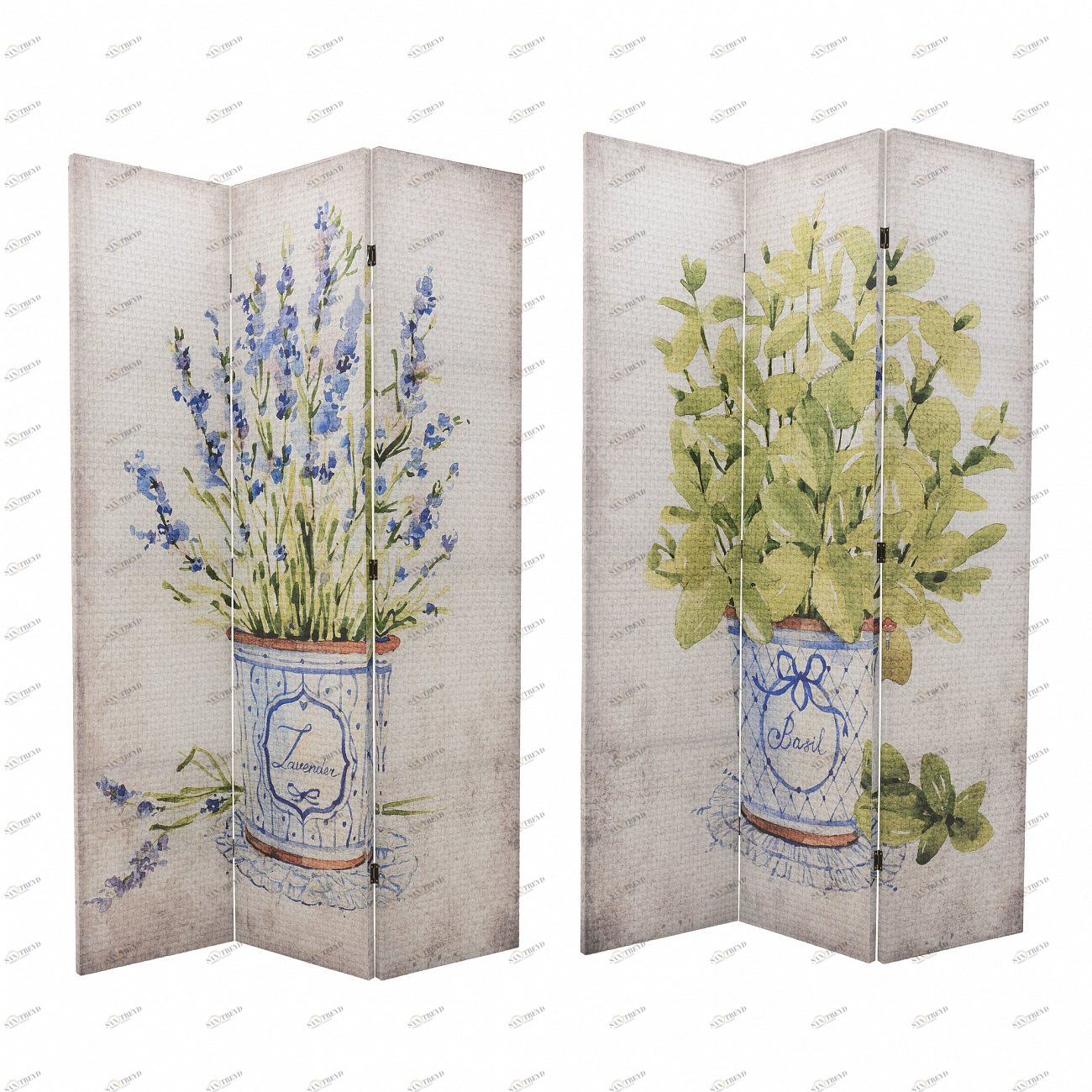 Ширма лавандовая TO4ROOMS  213290 Мультиколор 