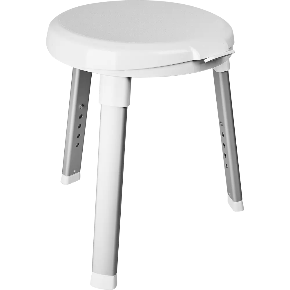 Стул для ванной Primanova регулируемый 33 см высота 43-53 см цвет белый группа безопасности STLM-2017538