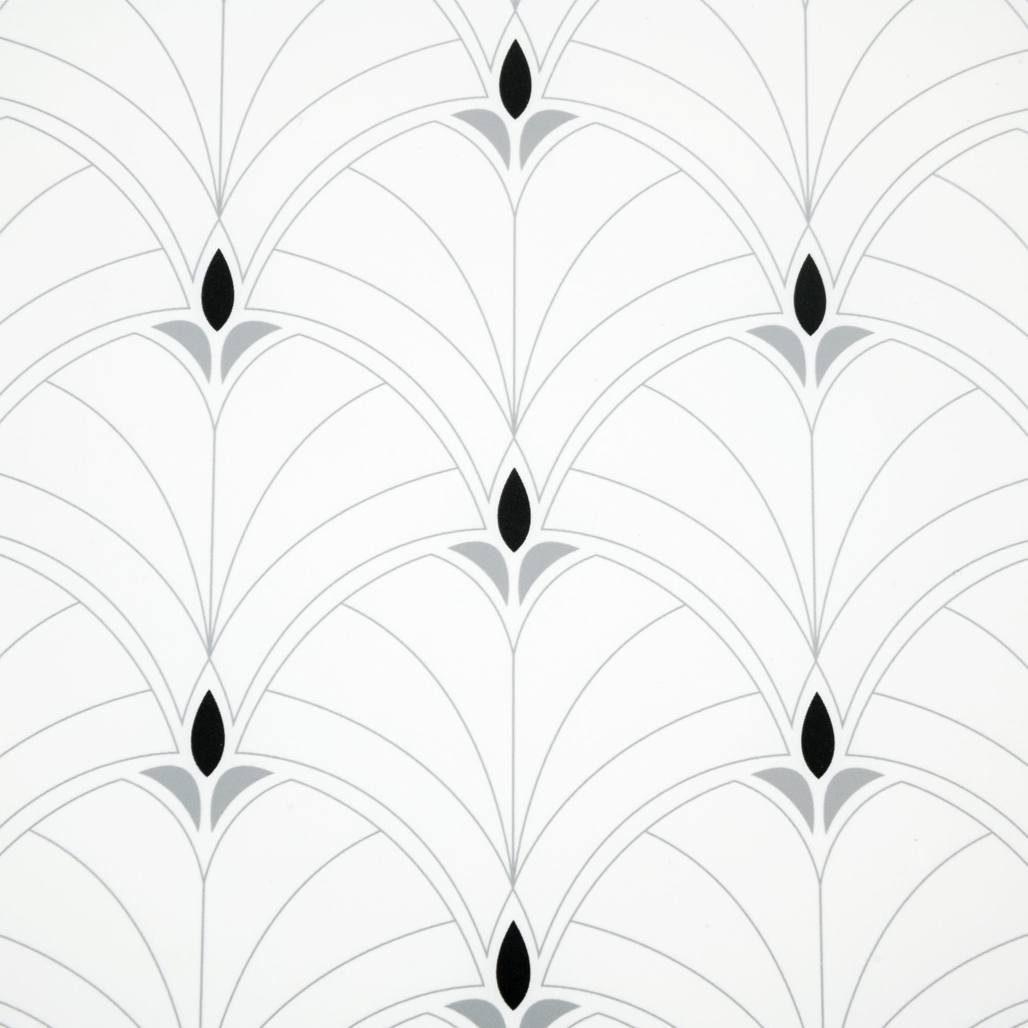 84841727 Салфетка сервировочная «Арабеска» 26x41 см белая/серебряная/черная Santreyd  - Вид №1