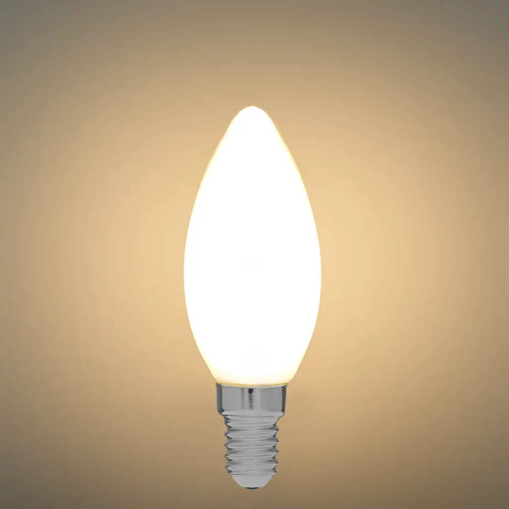 Лампа светодиодная Volpe LEDF E14 220-240 В 7 Вт свеча матовая 750 лм теплый белый свет 89819535 STLM-2007476  - Вид №3