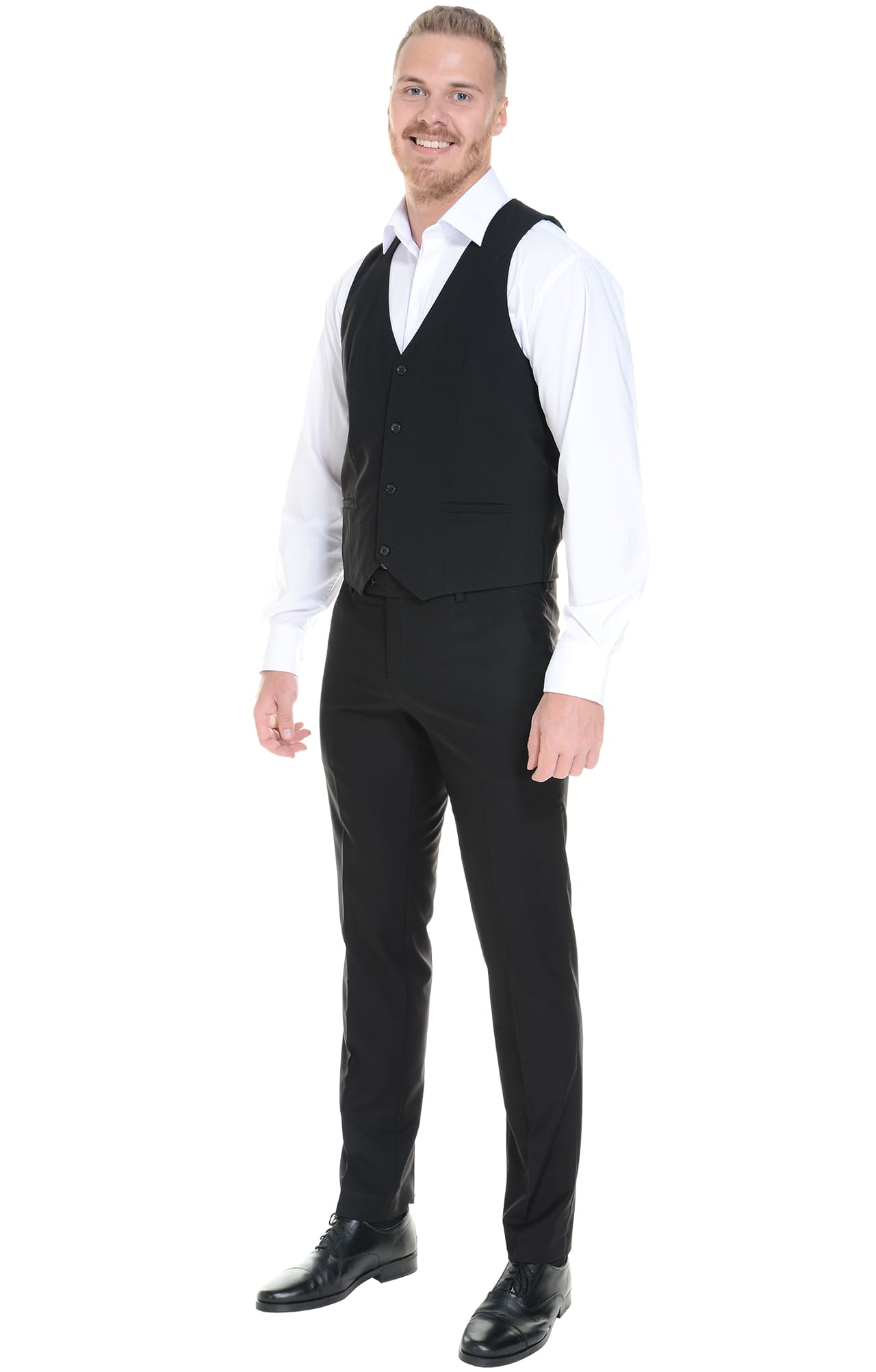 62869 Жилет  мужской BLACK El-Risto  Одежда для официантов  размер 54  - Вид №5