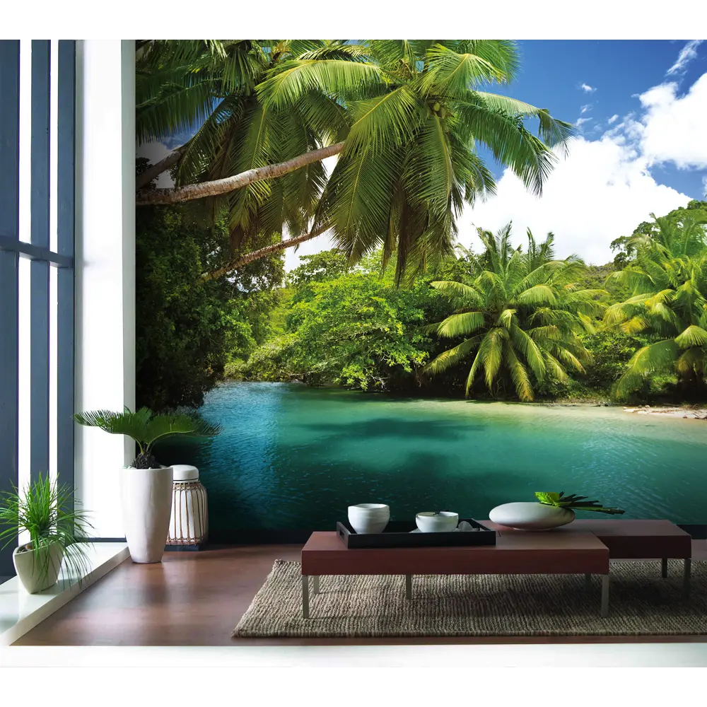Фотообои 3D Flizart «Тропический остров», флизелиновые, 300x280 см 82363624 STLM-2038517 FBRUSH - Вид №2