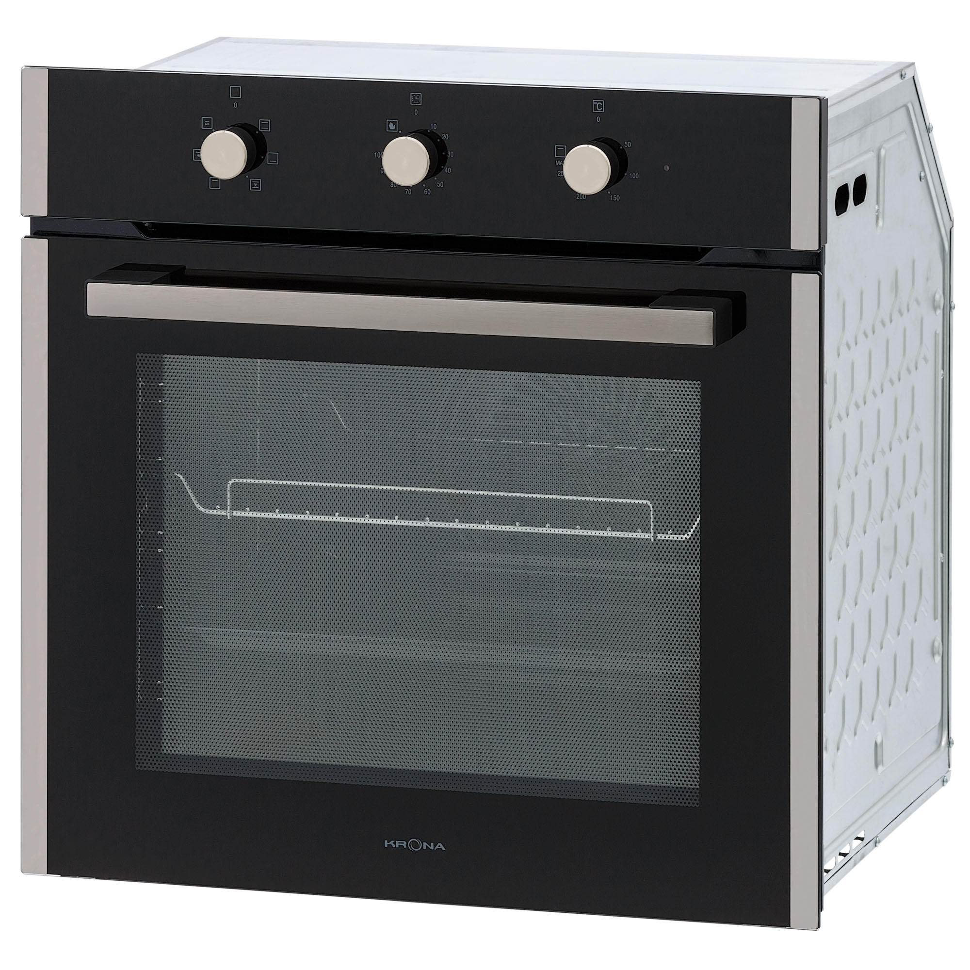 5361657 Электрический духовой шкаф KRONA ATTIMO 60 S черный KRONA1 STDN-0066223 - Вид №1