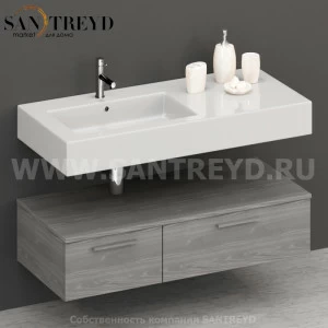 T11552TO Столешницы для использования в сочетании с тумбами и открытыми тумбами 115 см цвет Северное Дерево темное ARREDO WOOD Италия
