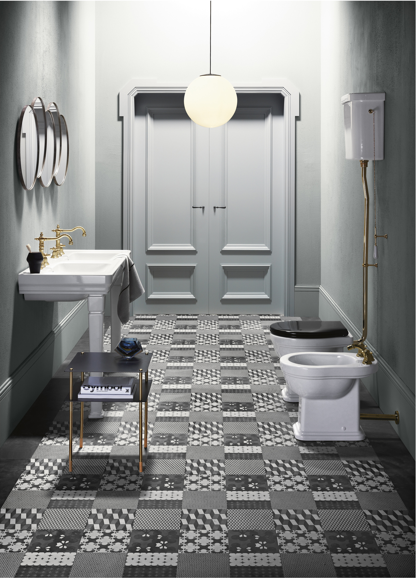 8725111 Подвесная раковина настенная овальная GSI ceramica Classic белая - Вид №4