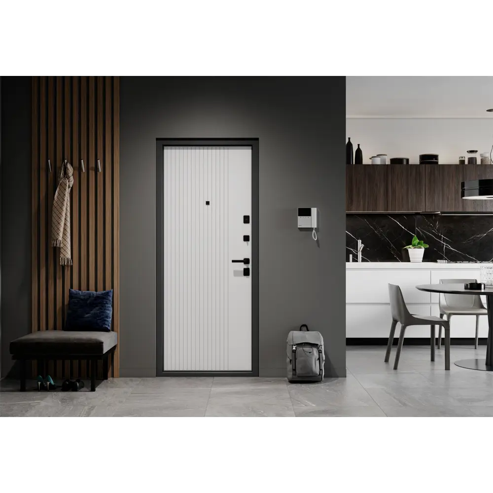 Дверь входная металлическая Клауд Форест 95x205 см правая бьянко TOREX STLM-2091042 - Вид №20