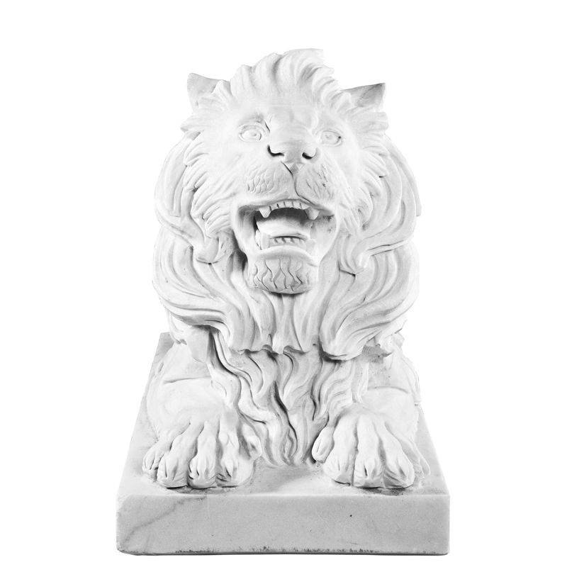 Статуэтки декоративные металлические 2 шт серебряные Lion EICHHOLTZ EICHHOLTZ 062742 Белый  - Вид №4