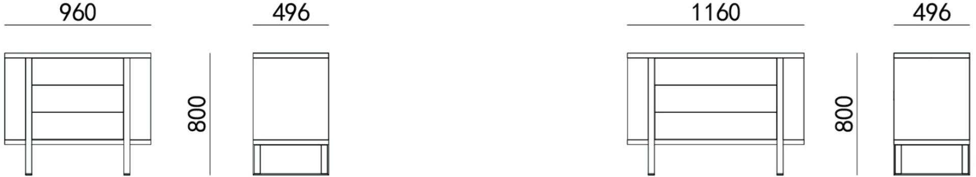 HC28 Cosmo Комод из дерева Plegat Lx08 - Вид №1