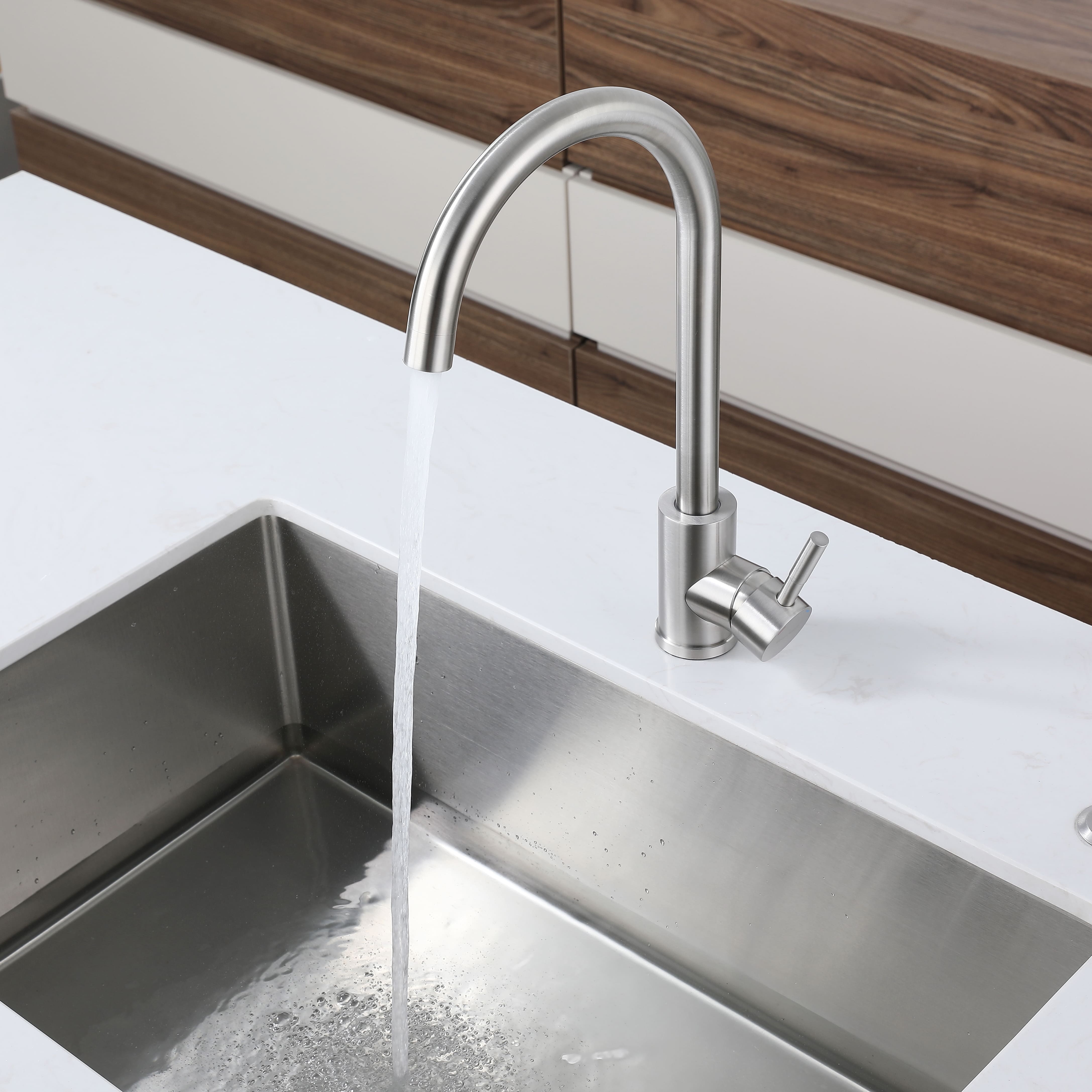 Кухонный смеситель Z-5410 черный GranFest QUARZ - Вид №2