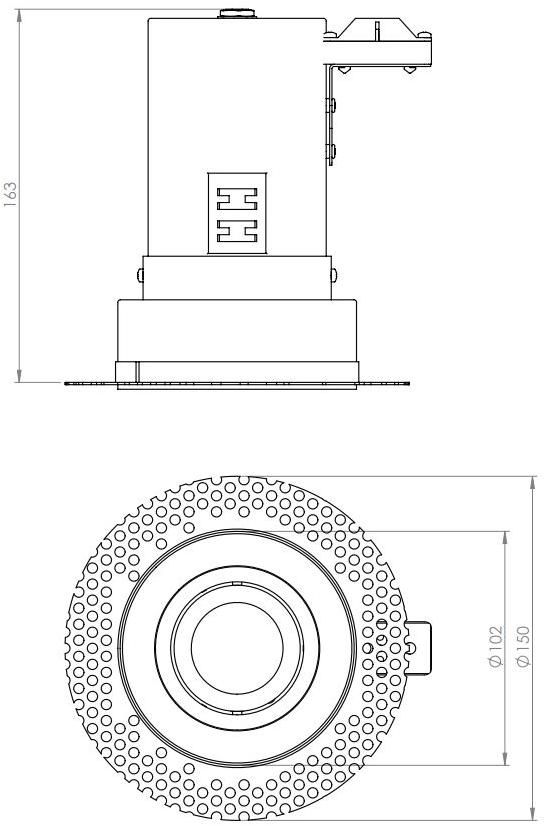 Astro Lighting Круглый встраиваемый точечный светильник из стали  1248006  - Вид №5