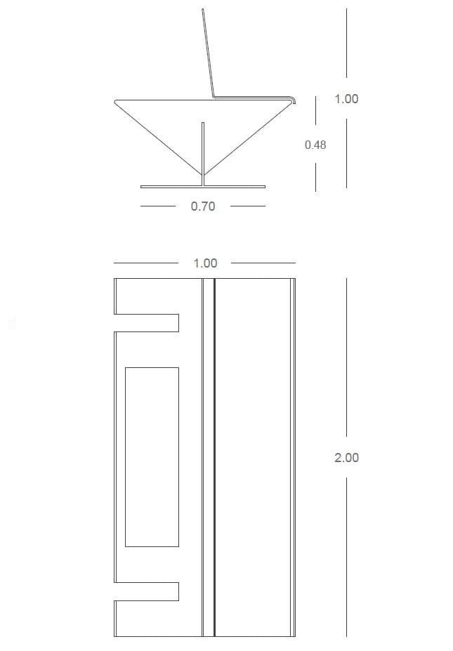 Металлическая скамья со спинкой Viscio Urban Design BOND ARCH-00052616 - Вид №2