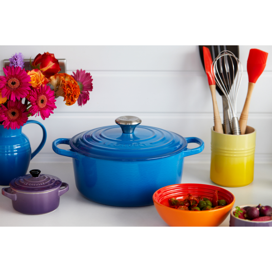 Емкость для хранения лопаток Le Creuset, каменная керамика, Ø15 см, желтая 91000100370000 - Вид №2