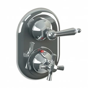 C07-2R21 C07-2R21 Комплект овальной накладки ШАРЛЕТИ С РЫЧАГАМИ Cristal & Bronze CHARLÉTY À MANETTES I