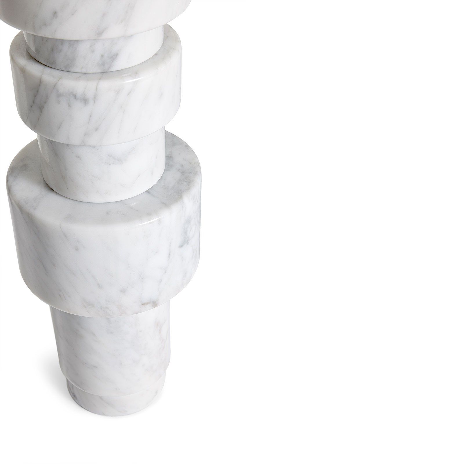 Настольная лампа из каррарского мрамора Ginger & Jagger Земля на Землю ARCH-00059206