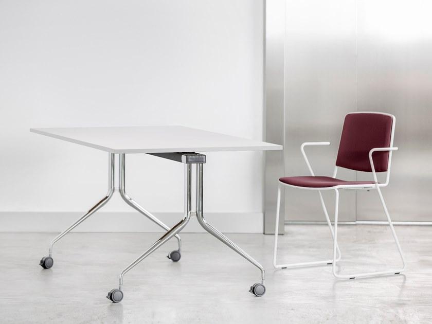 Mara Складной стол из ламината на колесиках  206r  - Вид №6