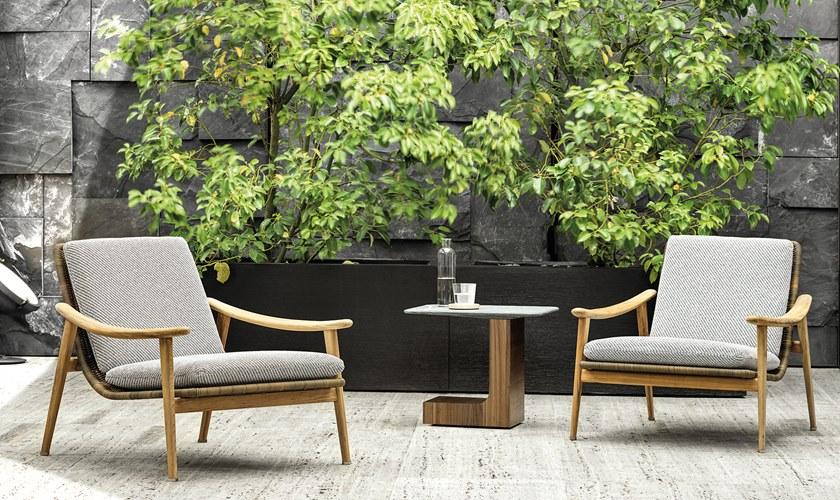 Minotti Садовое кресло из тика с подлокотниками Fynn outdoor sun-id-1456154 - Вид №2