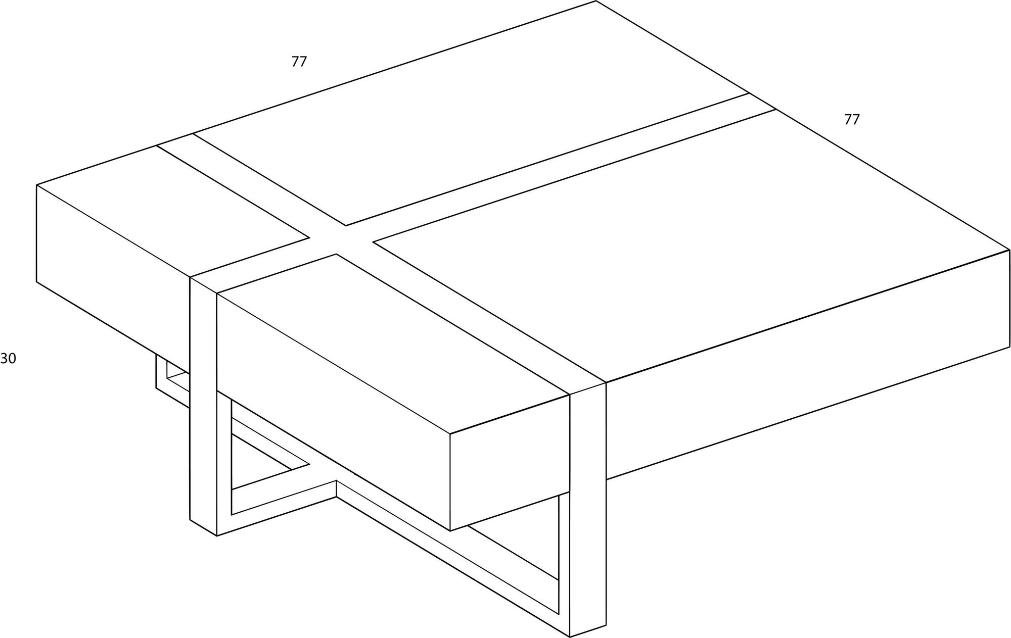 ARKOF LABODESIGN Квадратный журнальный столик из valchromat® sun-id-1400917 - Вид №2