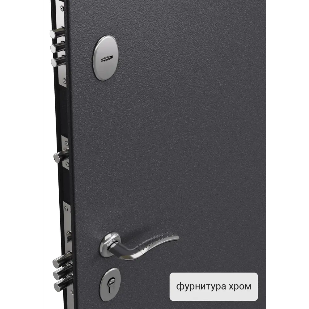 Дверь входная металлическая Страйд Linea 860 мм левая цвет серый TOREX STLM-2184319 - Вид №2