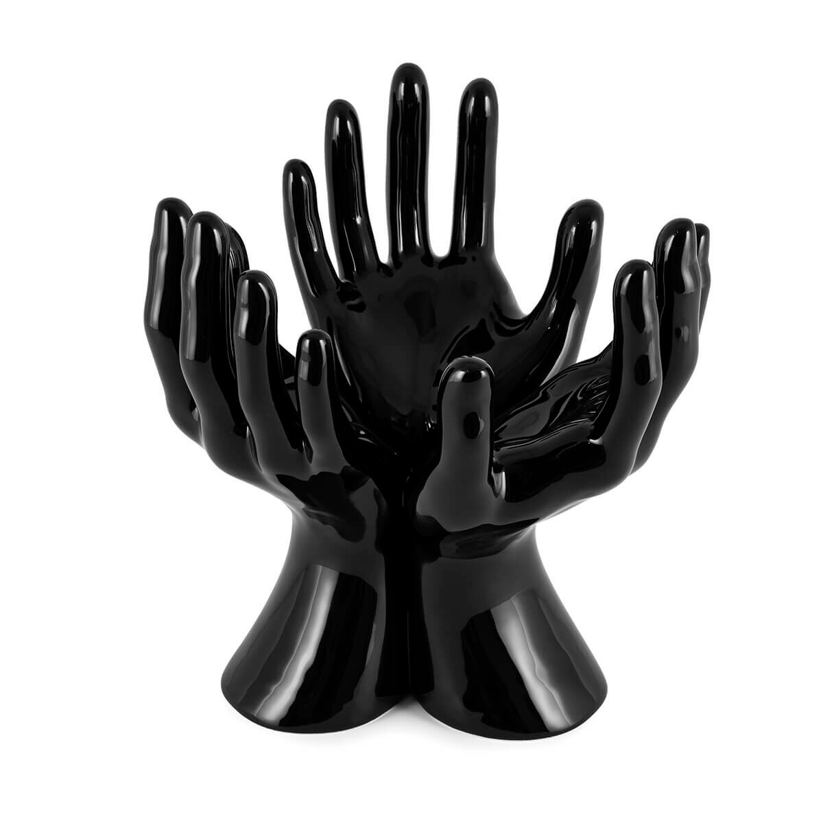 600186-90 ABHIKA HANDSTAND BISC. BLACK 