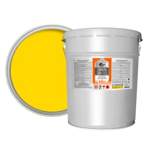 Эмаль Простокраска ПФ-115 полуматовая цвет желтый 20 кг
