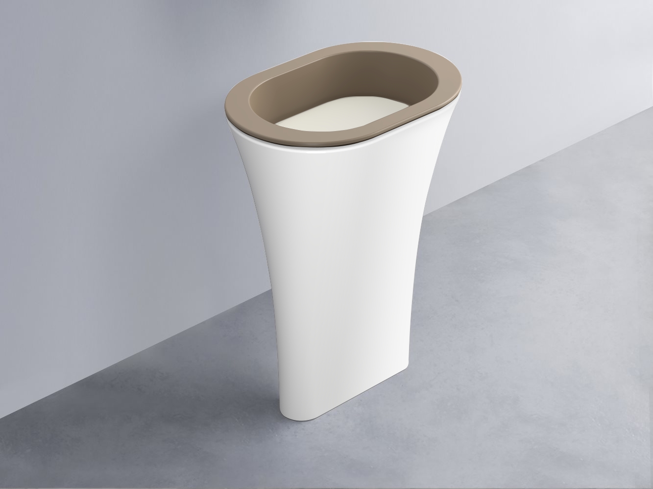 AMLA65-AN+AMPILO-TL+AMCOLO-BL Раковина Amedeo Ovale отдельностоящая cielo Enjoy + Amedeo Ceramica Cielo