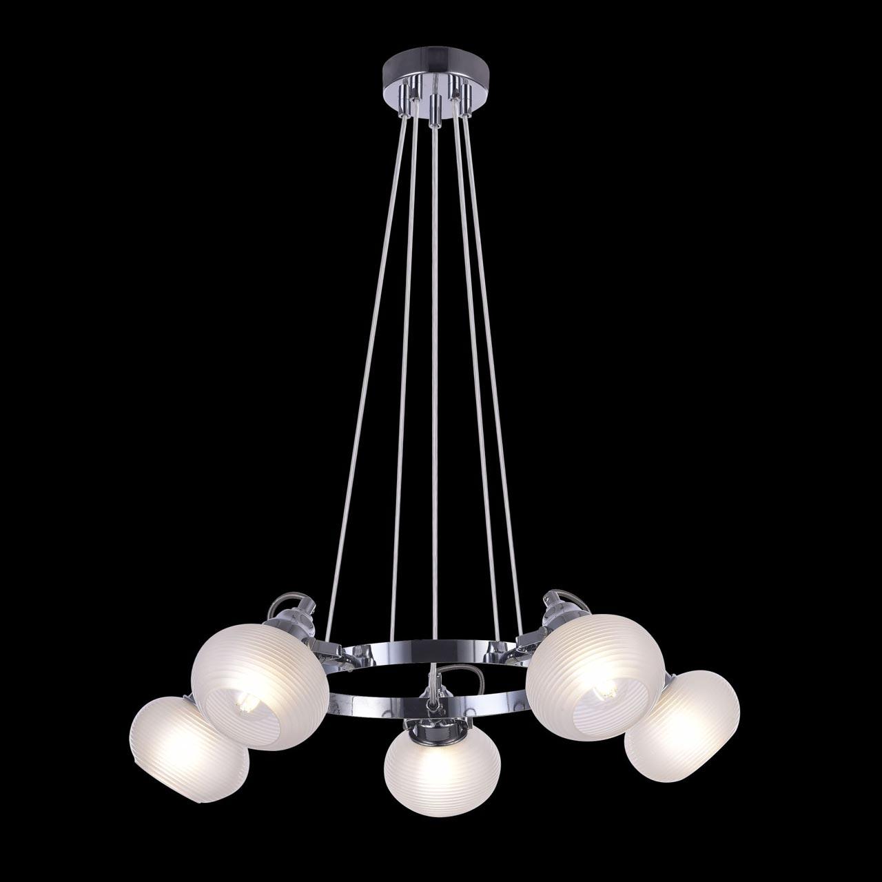 Подвесная люстра Freya Linda FR5690PL-05CH FREYA LINDA 194344 Хром - Вид №1