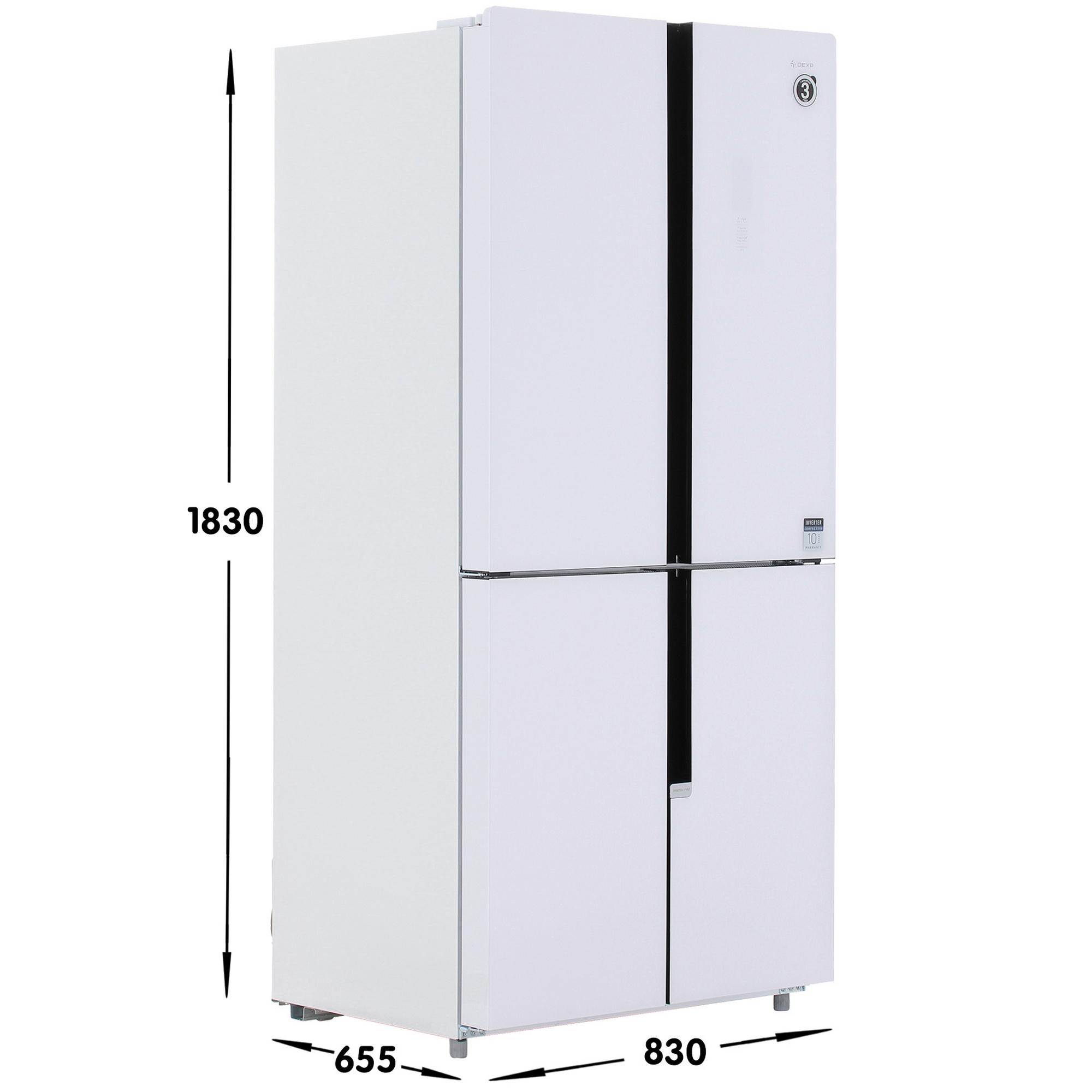 5426536 Холодильник многодверный   DEXP MCr4-43AKA белый STDN-0150198 - Вид №6