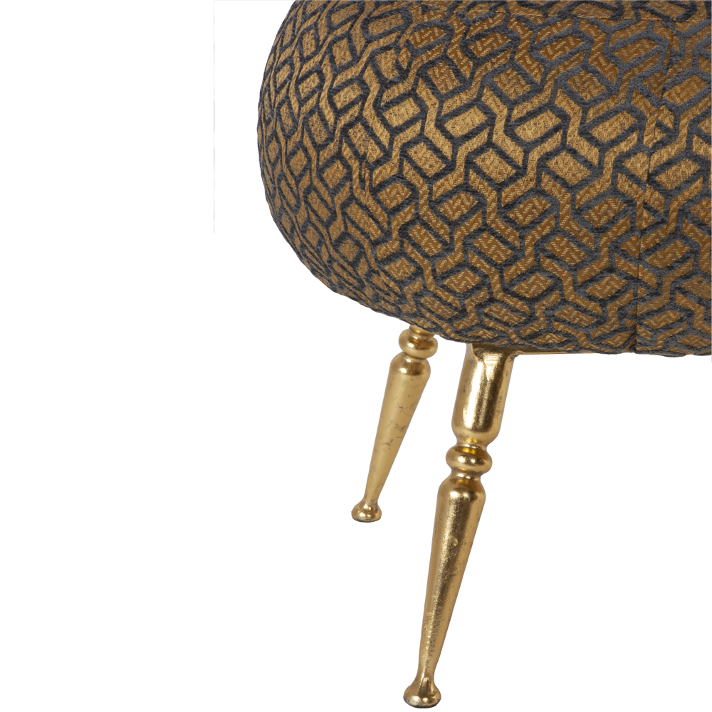 14034 Банкетка Французик Люкс Голд BOGACHO 4627174556216 - Вид №4