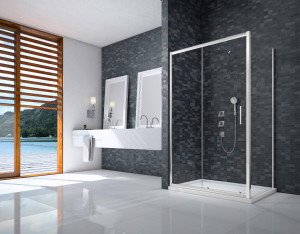 Дверь в нишу DWH04BI Merlyn Ionic Хромированный