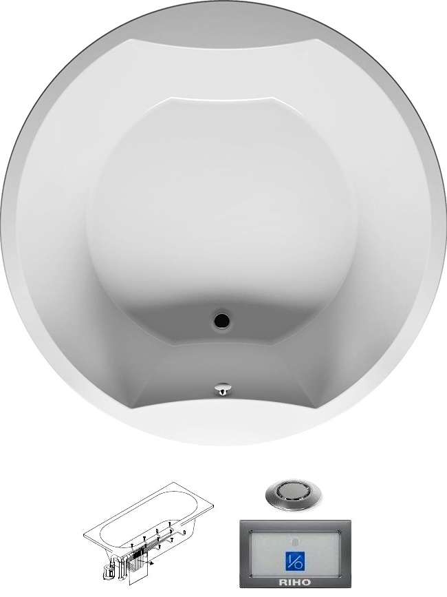 BB0200500000000_top1 Ванна акриловая Riho Colorado Santreyd - Вид №1