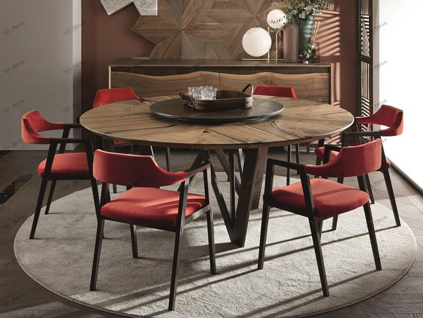 Arte Brotto Круглый стол из ореха Vero sun-id-1416991