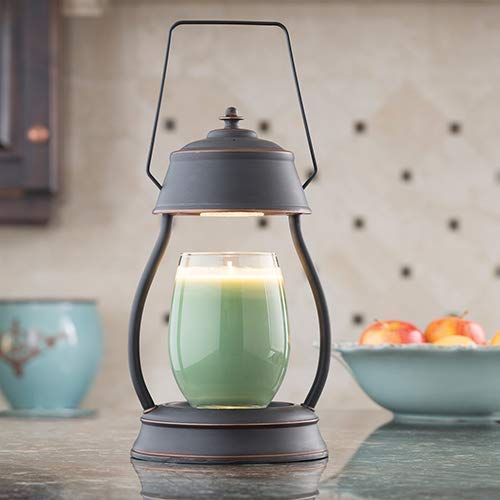 Электрическая лампа для ароматизации "Фонарь Ураган" состареная бронза CANDLE WARMERS  268142 Бронза  - Вид №1