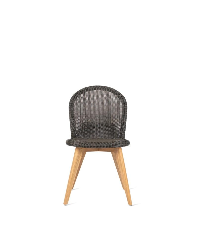 Плетеный и тиковый садовый стул без подлокотников Vincent sheppard DAMIEN ARCH-00100057 - Вид №2